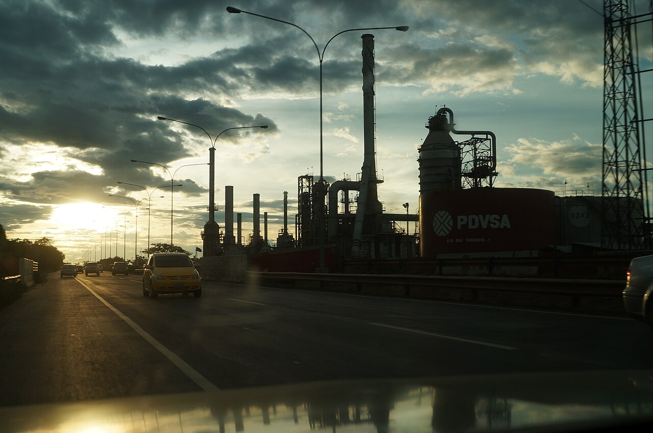 El Palito oil refinery on the Venezuelan coast