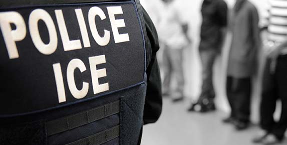 ICE enforcement operation, June 11, 2019; contextual photograph, not the California litigation.